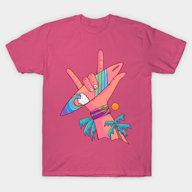 Surfing life 2 T-Shirt by Swadeillustrations